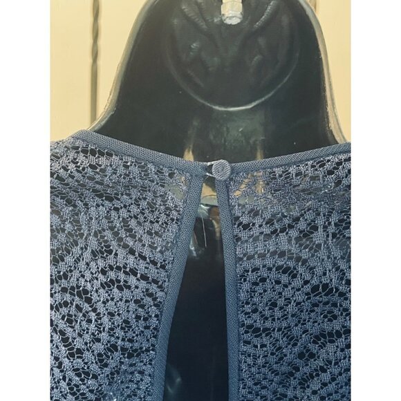 BCBG MAX AZRIA WOMENS DRESSY DRESS  XS navy blue - Picture 10 of 13